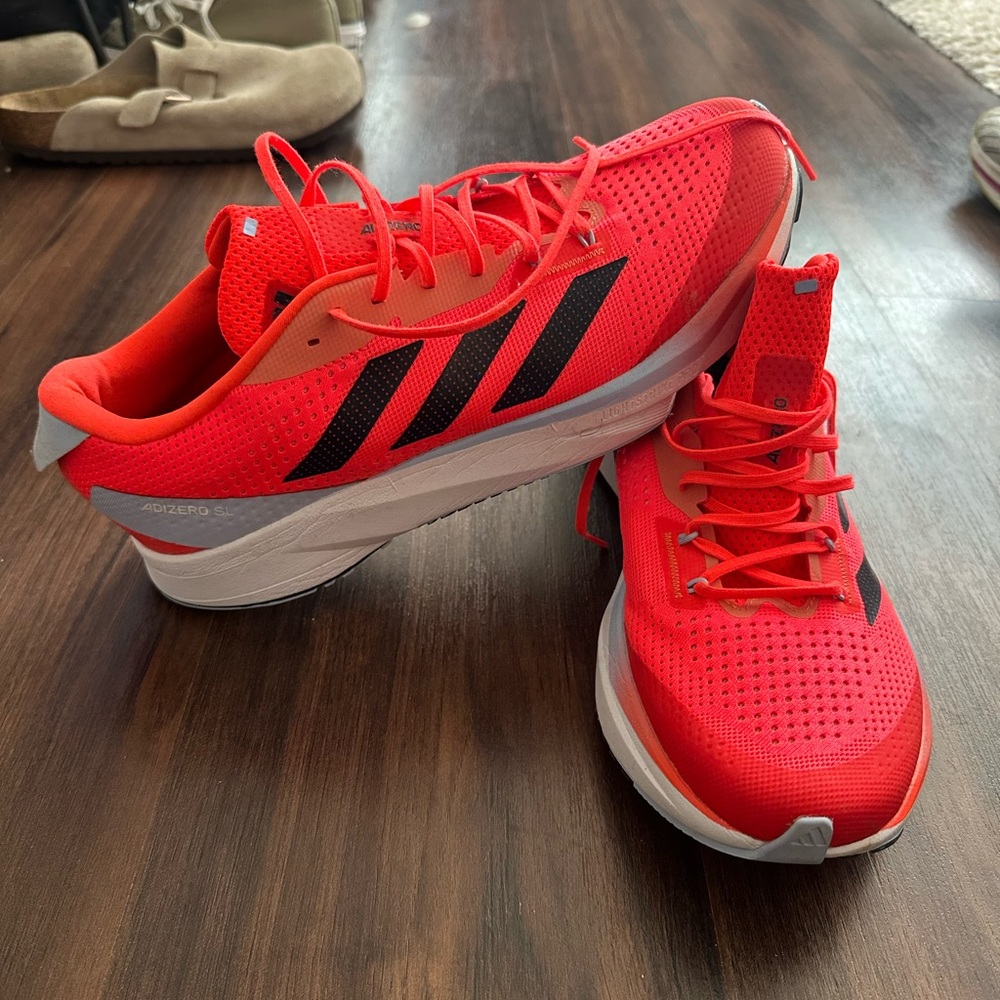 adidas Red and Black Athletic Shoes